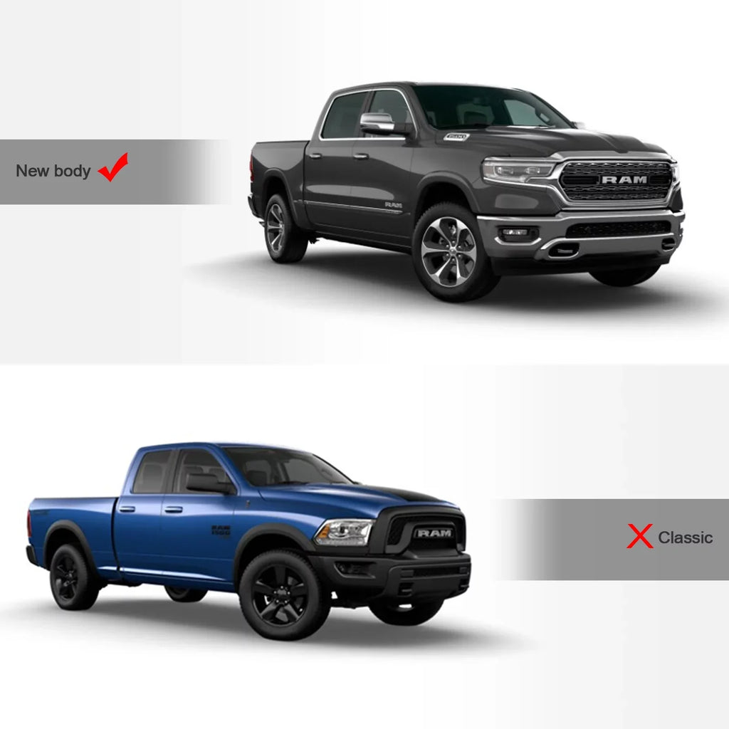 Lights 1500 New 76.8" Tonneau 6.4 with Bed LED Ram Bed For Roll Body Truck ( Up And ) 2019-2022 Lock Style Cover 733469495116 Feet Stehlen