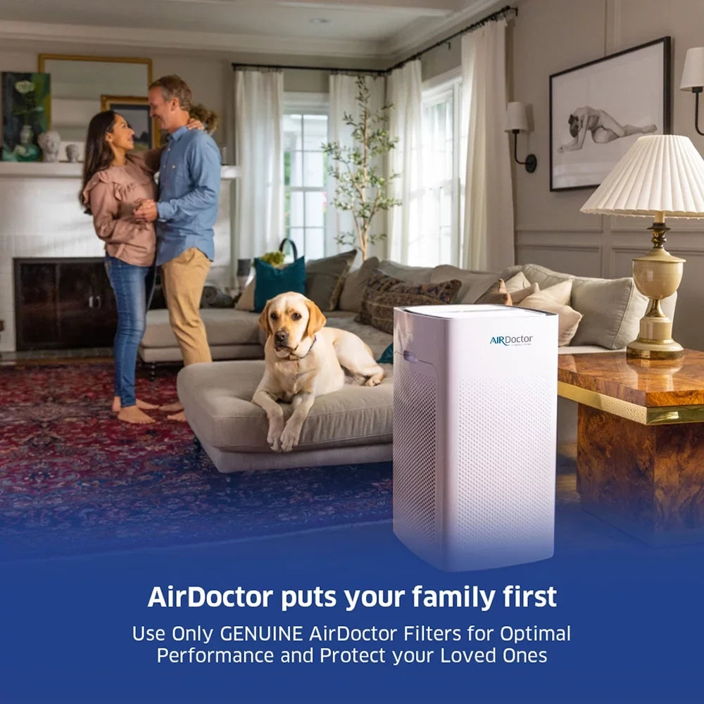 AirDoctor Replacement (2 Pre-Filter Universal AD5000/AD5500 Trap | Made AirDoctor by with Carbon Filter VOC pk) Gas Genuine
