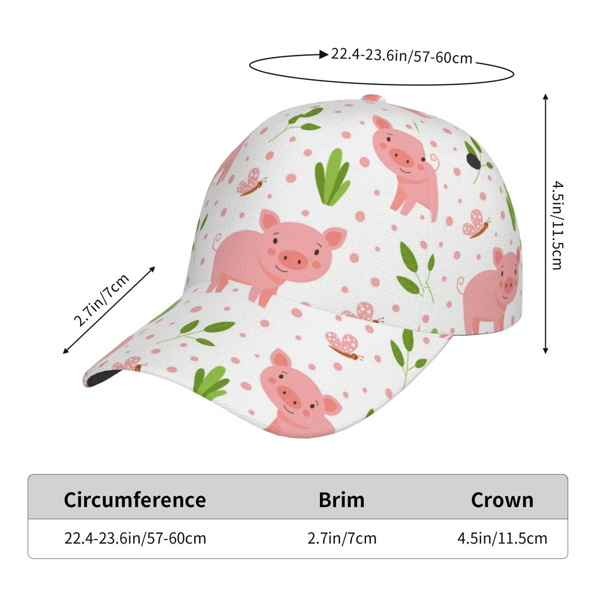 Cap Little Lukts Pigs For Men/Women,Unstructured/Cotton Hat Funny