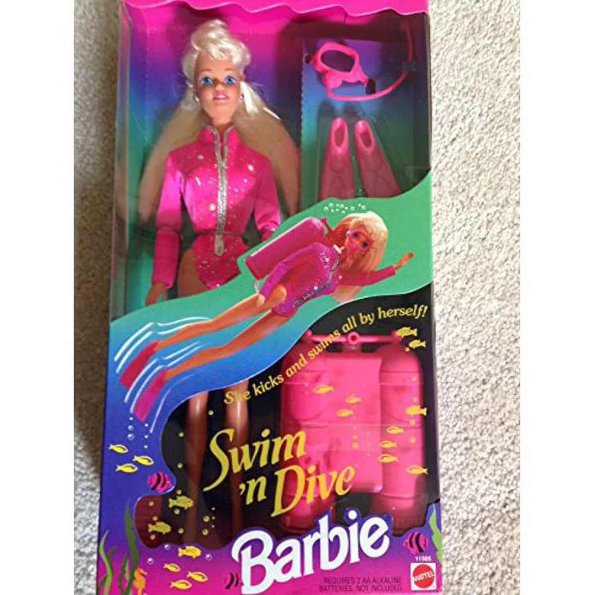 Doll 'n Barbie 11505 Mattel 1993 Swim Dive