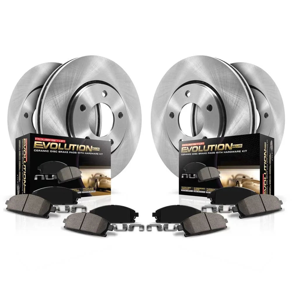 and Toyota Power Rotor Fits Stock Pad Brake KOE7925 Kit and C-HR Stop Rear Replacement Front 2019
