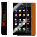 & Tablet Xperia Skin Protector Skinomi Light Sony Wood Screen Compact for Z3