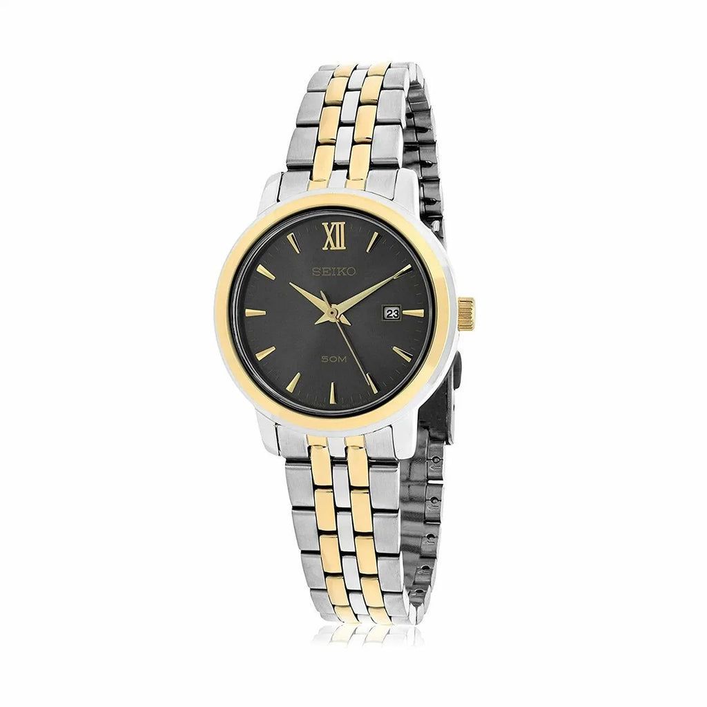 Stainless Watch Women's Two Steel Seiko SUR810 Tone