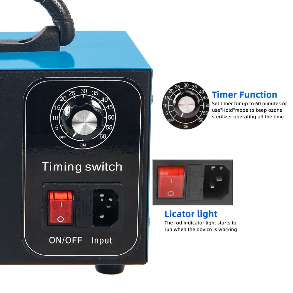 Ozone Pollutants Machine Glossy Dust - Finish & 41dB with Room Kydely Eliminate Steel Powerful Ozone Smoke,