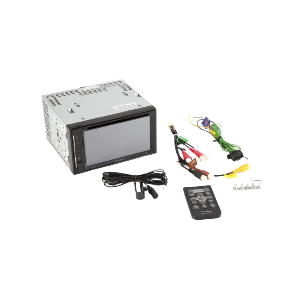 for Kit Ford Backup Car /Bluetooth KIT395 - and DVD F-150 with 2004-2008 Pioneer Mounting Touchscreen Din Double - Installation Bundle Kit Radio Stereo Multimedia Camera,
