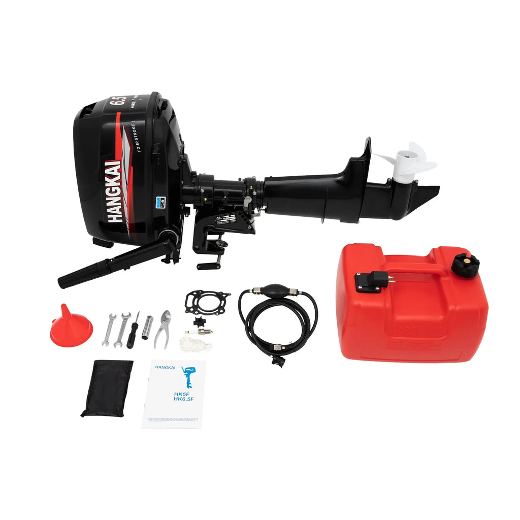 Cylinder Ignition Max Motor Cooling System Water Single 6.5HP 6000r/min 123CC with Duty & Outboard Boat Anqidi Engine Stroke 4 CDI Control Tiller Heavy