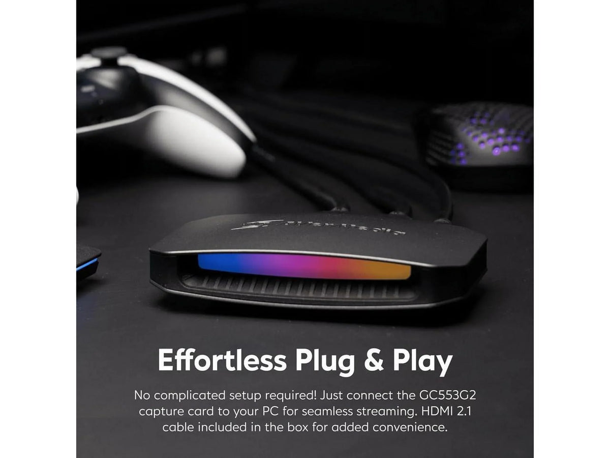 '- Live Video AVerMedia - Streaming, Functions: Ultra - Gamer PC YUY2 Line - - Capturing, Line Audio Video (GC553G2) - 2.1 Recording USB Game 4K In Audio Video Out -