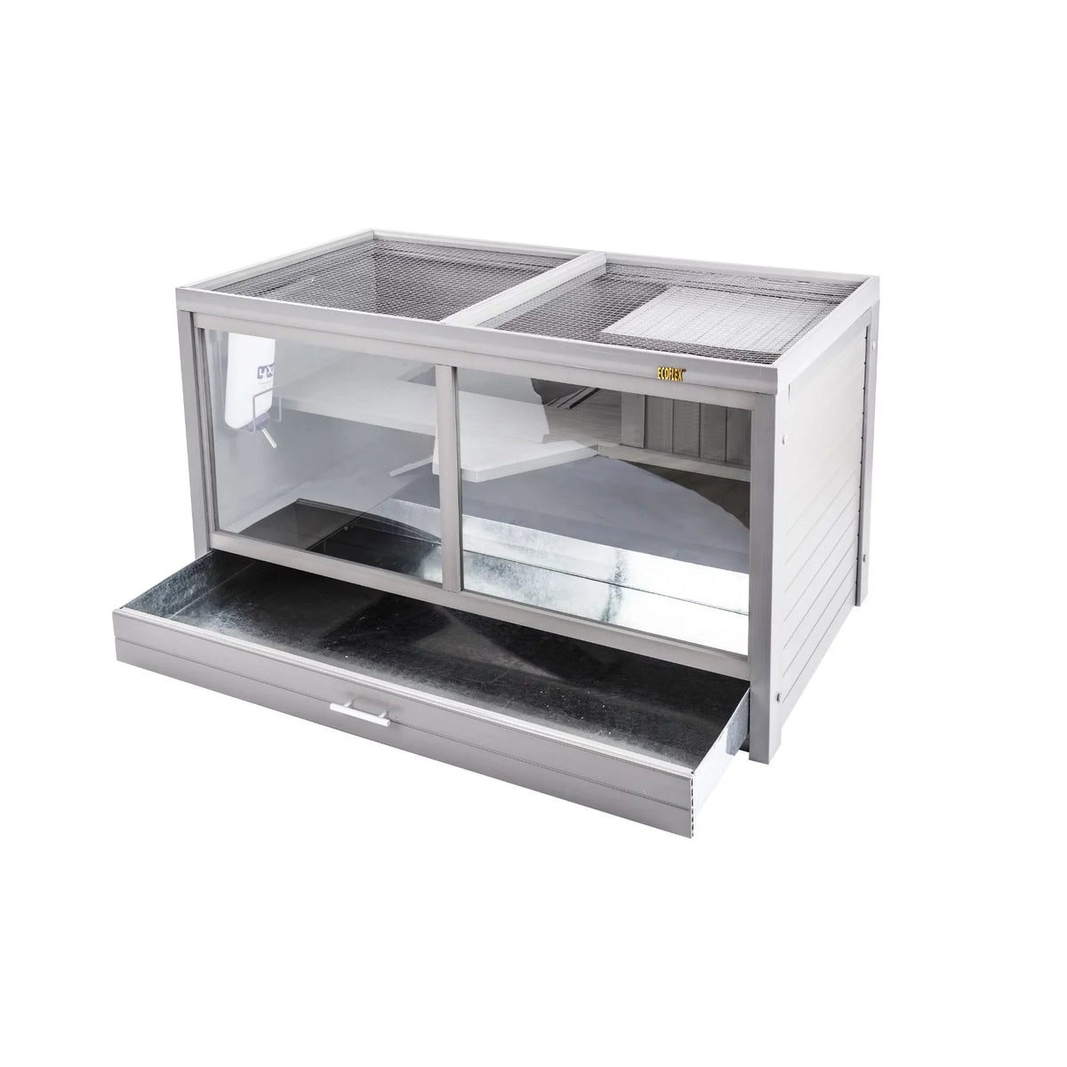 Grey Indoor Rabbit Hutch Park Habitat-Nantucket Jumbo Avenue ECOFLEX®