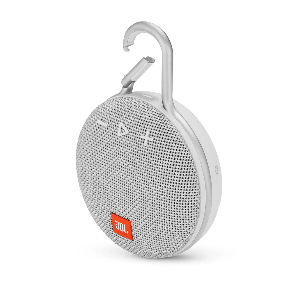 JBL Open Bluetooth Clip White Speaker 3 Box Steel