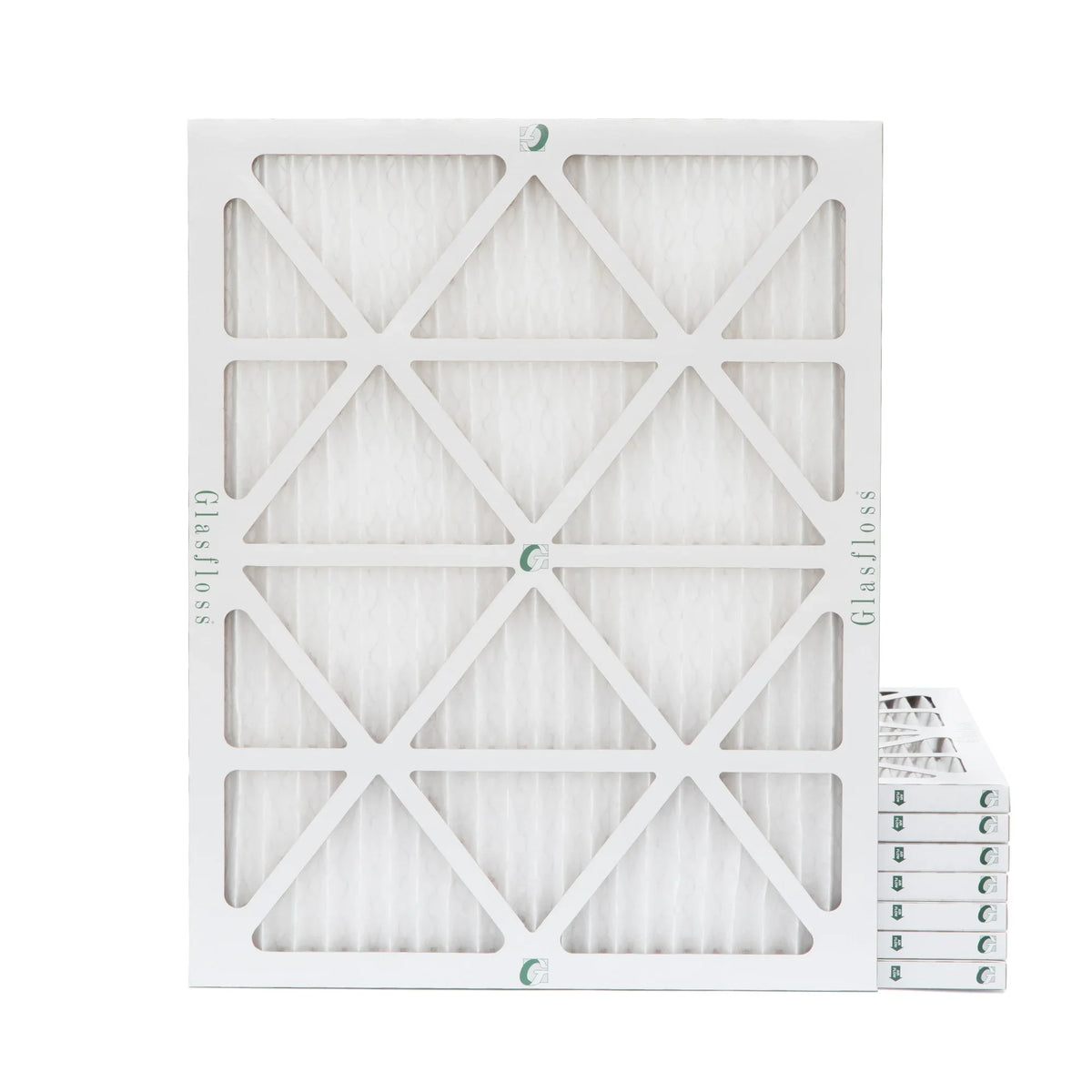 AC Filters MERV 10 x Glasfloss x by Pack ) 8 Industries. Pleated Size: Air 14x20x1 ( 13-1/2 7/8 Exact Furnace 19-1/2