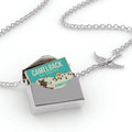 Pennsylvania Ski silver a Resort - Envelope Necklace Resort in Locket Neonblond Ski Camelback