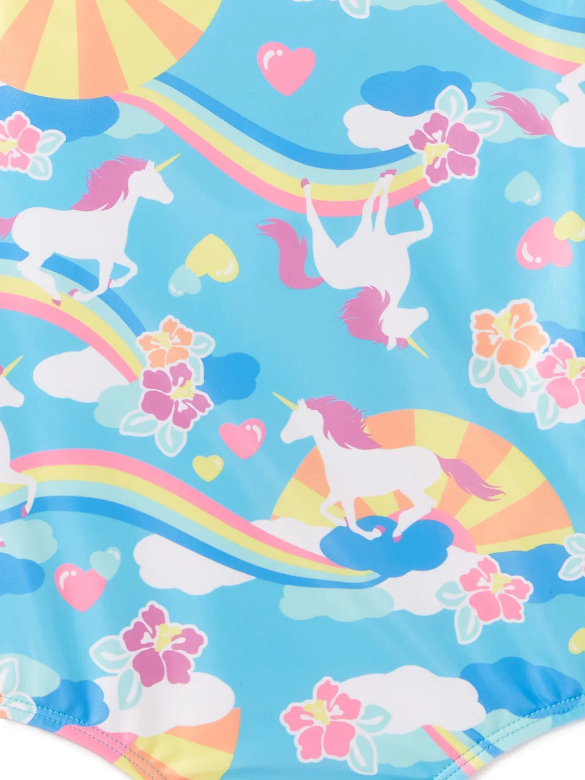 Sizes Set, & Girls Toddler Saint Cosplay Eve Swim Terry Swimsuit, 2T-4T 2-Piece Cover-Up One-Piece Unicorn
