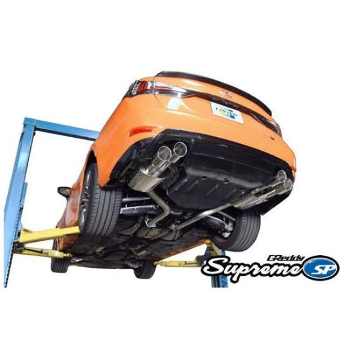 Lexus Axle-Back SP Plus Exhaust 2015 Supreme mm with Tips 63.5 GS-F Offset for Quad Dual