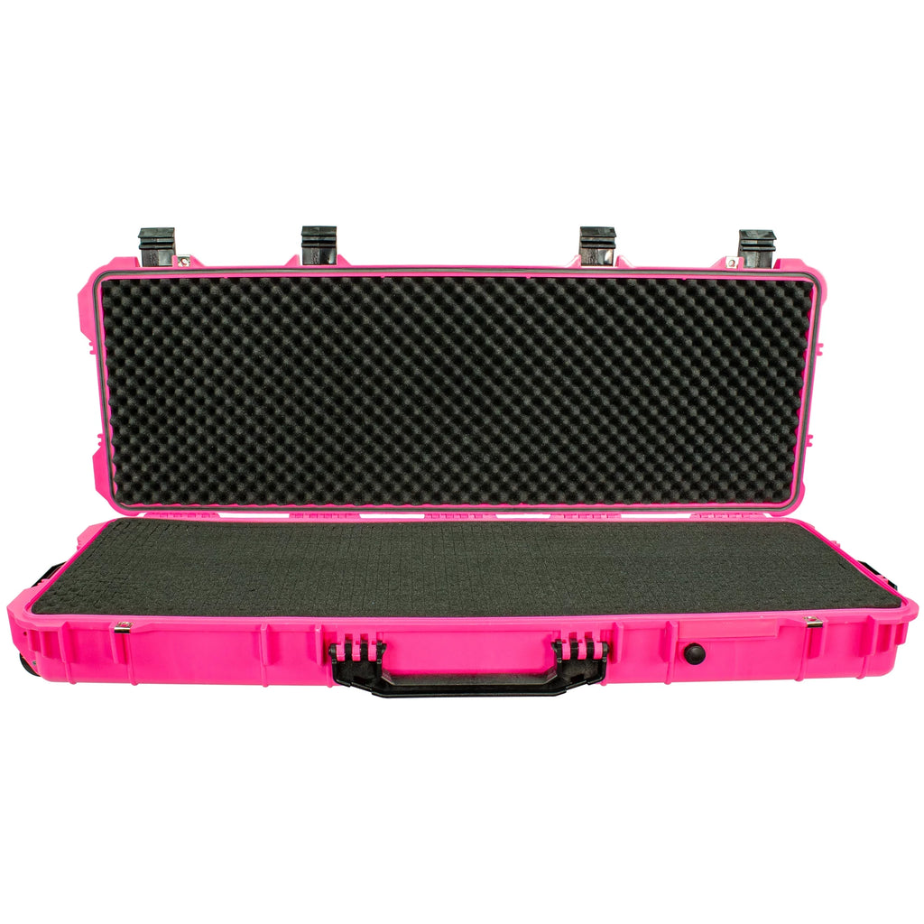 Foam Hard Roller Case with Waterproof inch & 44 Rifle Pink Eylar Crushproof