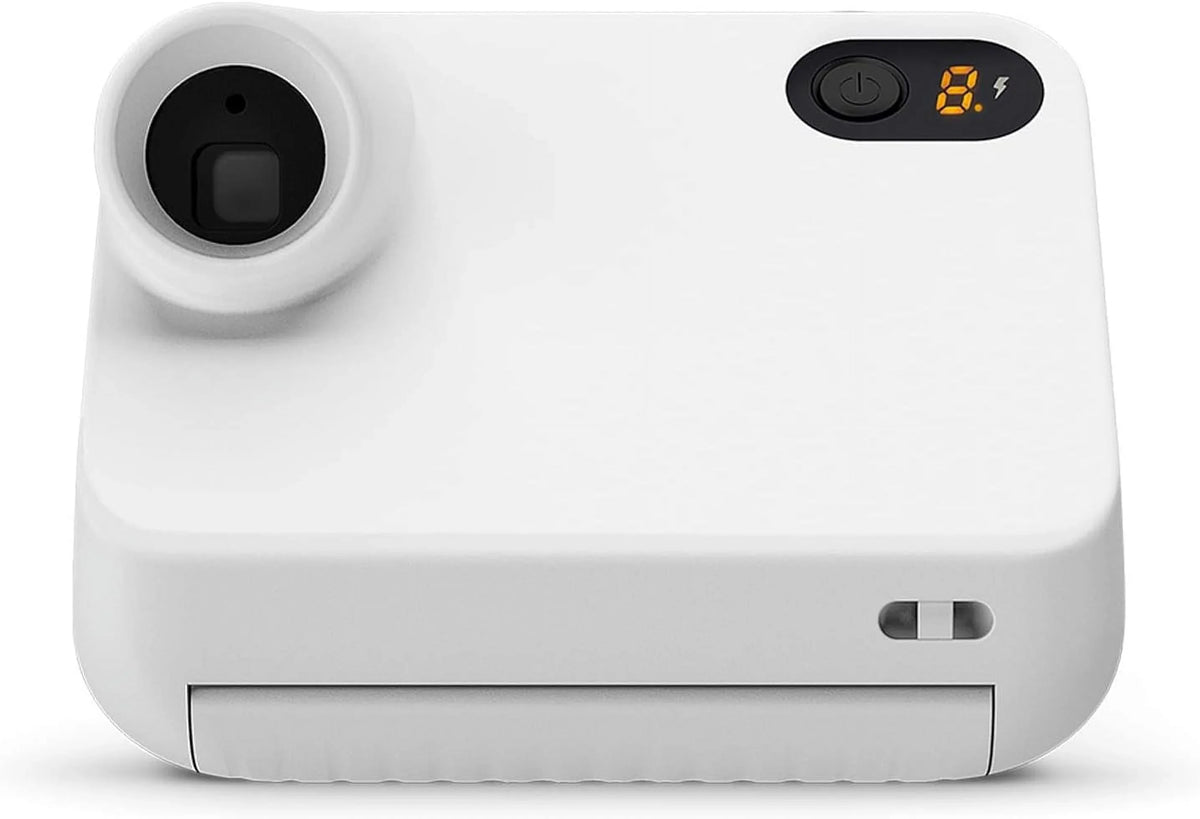 PRD6219 Instant Go Camera White Polaroid Mini Clip, With