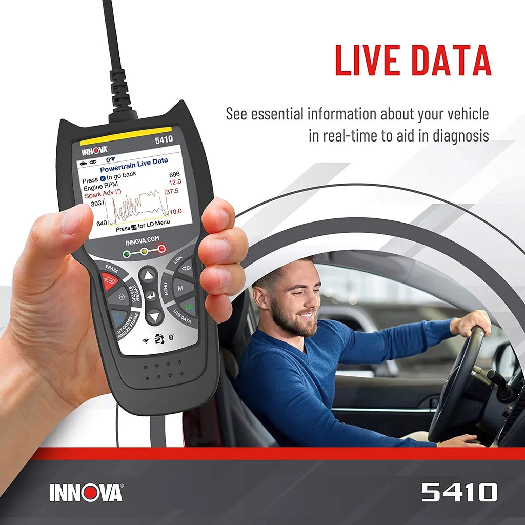 INNOVA Diagnostics Bluetooth Reader Automotive Code Tool 5410 CarScan Scanner