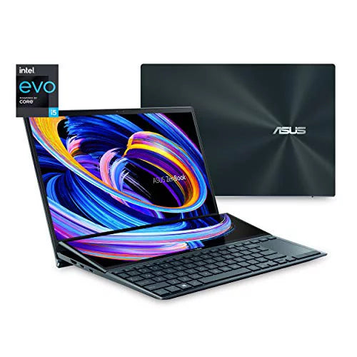Duo Windows Core Display, i5-1155G7, Plus, Wifi ScreenPad ASUS SSD, 10 Home, UX482EAR-EB51T Evo 8GB 6E, 512GB Intel FHD 14 ZenBook Touch 14" Platform, RAM, Celestial UX482 Blue, PCIe