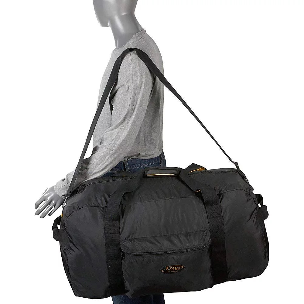 30” A.Saks Folding Duffel Lightweight w/Pouch