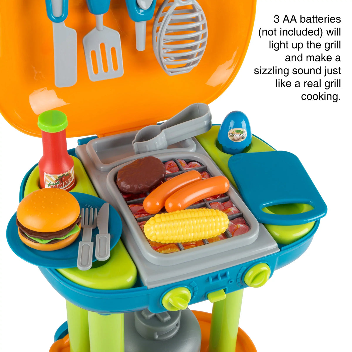 Hey! BBQ Toy Pretend - Dinner Play Play Set Grill Kids Set Play!