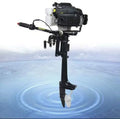 Tiller Shaft Boat CDI Inflatable 2 Propeller 3.6HP Duty Engine Miumaeov System Trolling Stroke Air Outboard Fishing Cooling Heavy Shaft Motor Control