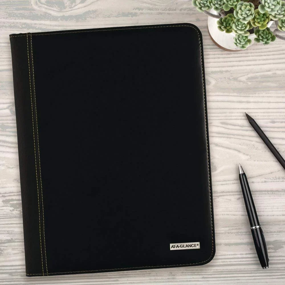 2021 AT-A-GLANCE® 2020 Black, 11", Executive Monthly Padfolio, x 13-Month to 9" January January