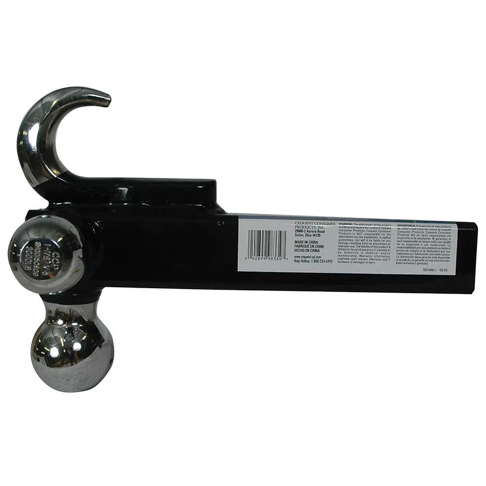 Duty Hook Reese Mount Tri-Ball Towpower 7031400 Trailer Ball Hitch Heavy w/ Tow