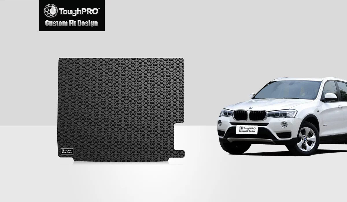 X3 - Rubber Black Weather Heavy Trunk USA) - Compatible - 2016 - (Made All ToughPRO Mat in Duty with BMW