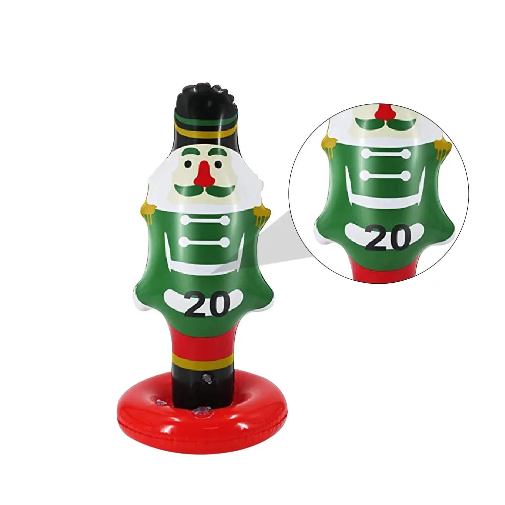 Christmas Toss Ring Party Games Nutcrackers Toss Christmas NUOLUX Inflatable Toys Ring