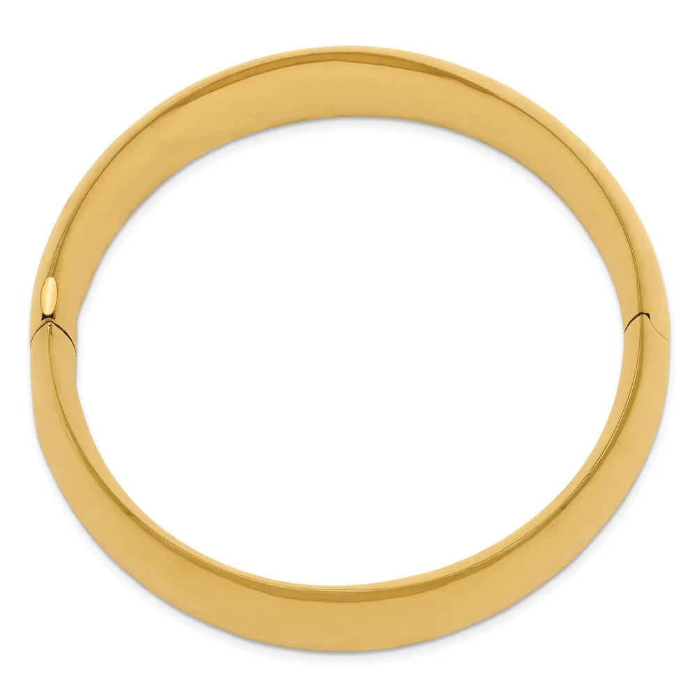 13/16 14k Polished High Oversize Bracelet Bangle Hinged QHP13/16O