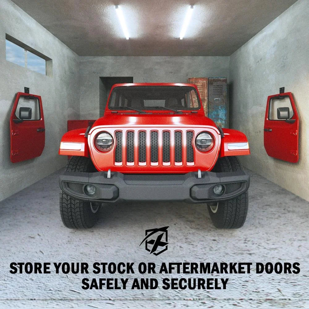 JK YJ JT Storage TJ Wall Hanger CJ 1956-2020 LJ JL Xprite Jeep for Mount Wrangler