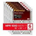 0.81) x Allergen dimensions Air 15.69 Defense, 19.69 16x20x1, Furnace x Filtrete Micro Filter, (exact MPR 6-Pack 1000, AC