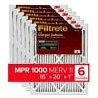 0.81) x Allergen dimensions Air 15.69 Defense, 19.69 16x20x1, Furnace x Filtrete Micro Filter, (exact MPR 6-Pack 1000, AC