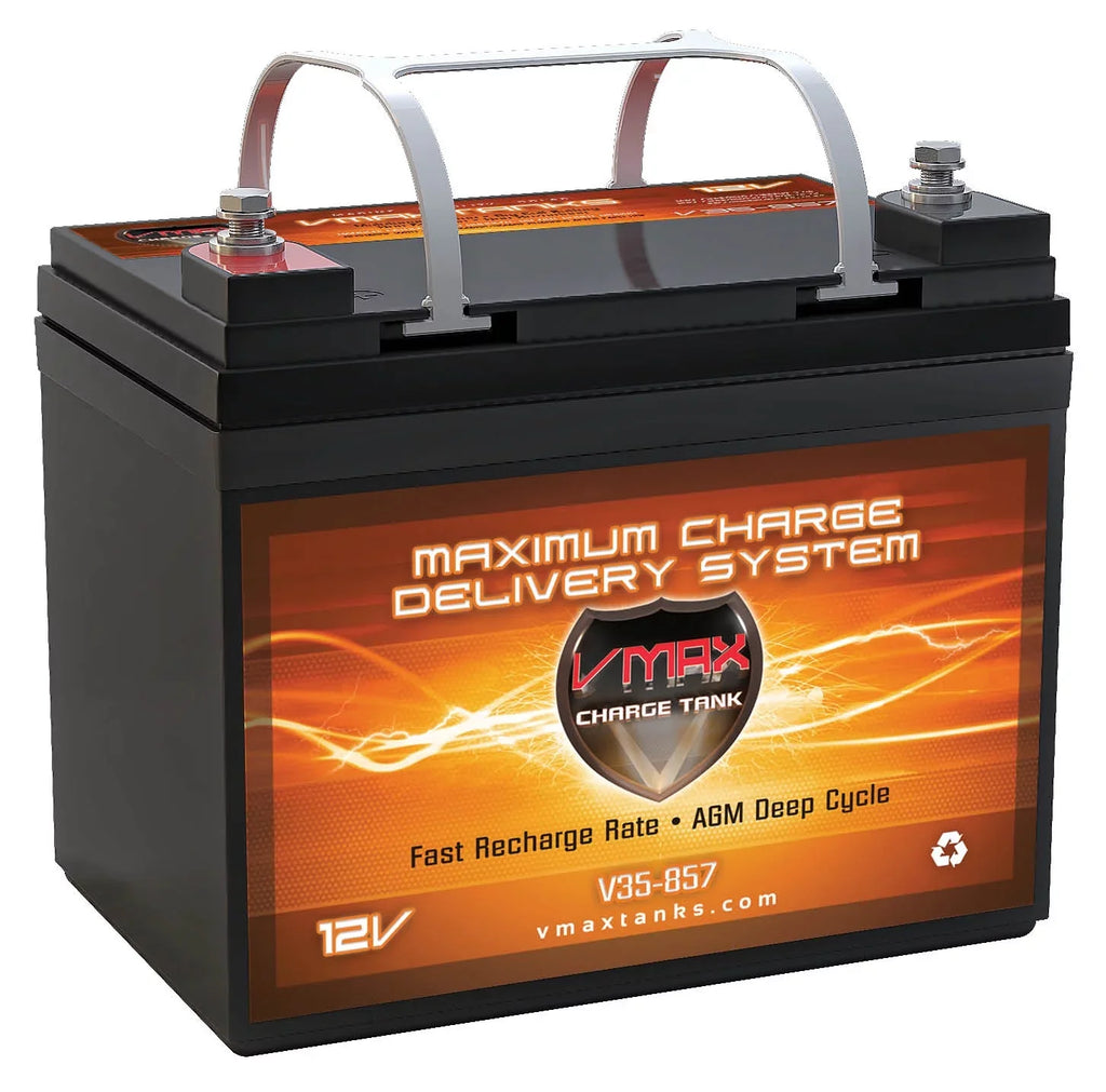 35AH V35-857 for Motorguide Battery Motor 40 Trolling Bulldog 12V Vmaxtanks U1
