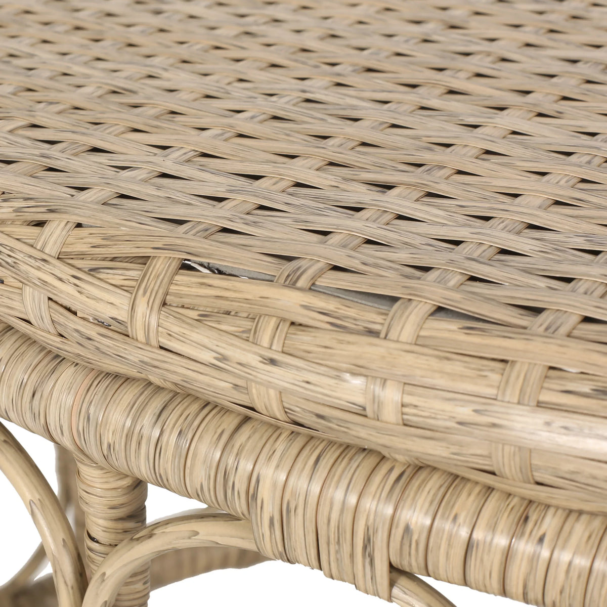 Montserrat Brown Light Seater Cushions, Set Beige Outdoor Wicker and Chat with 4