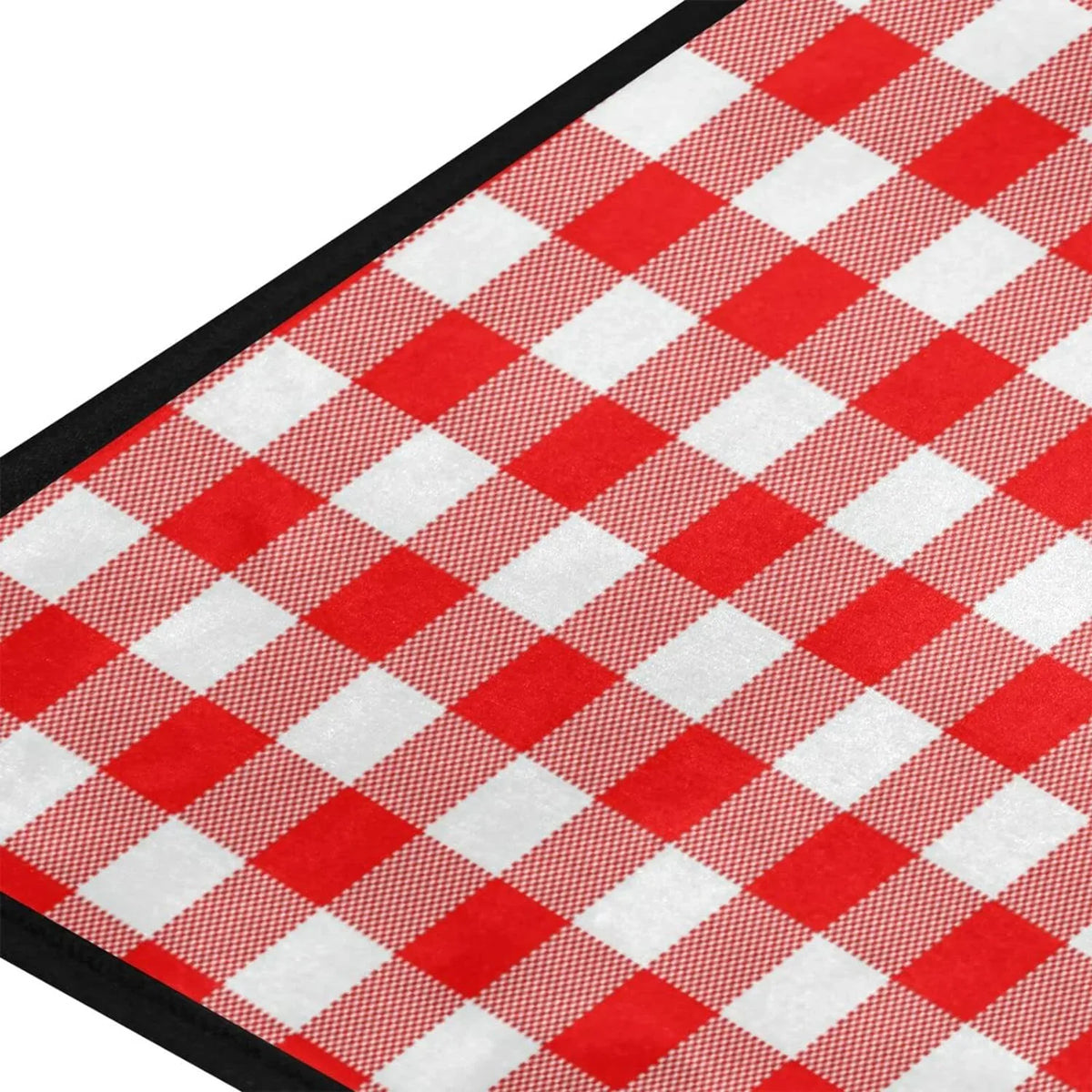 20 Rug Washroom Anti-Fatigue Kitchen Non Kitchen Mat Slip Kitchen Mat Washable 39 Plaid Rug Bestwell Floor and Bedroom White inch x Red Waterproof Sink Comfort for