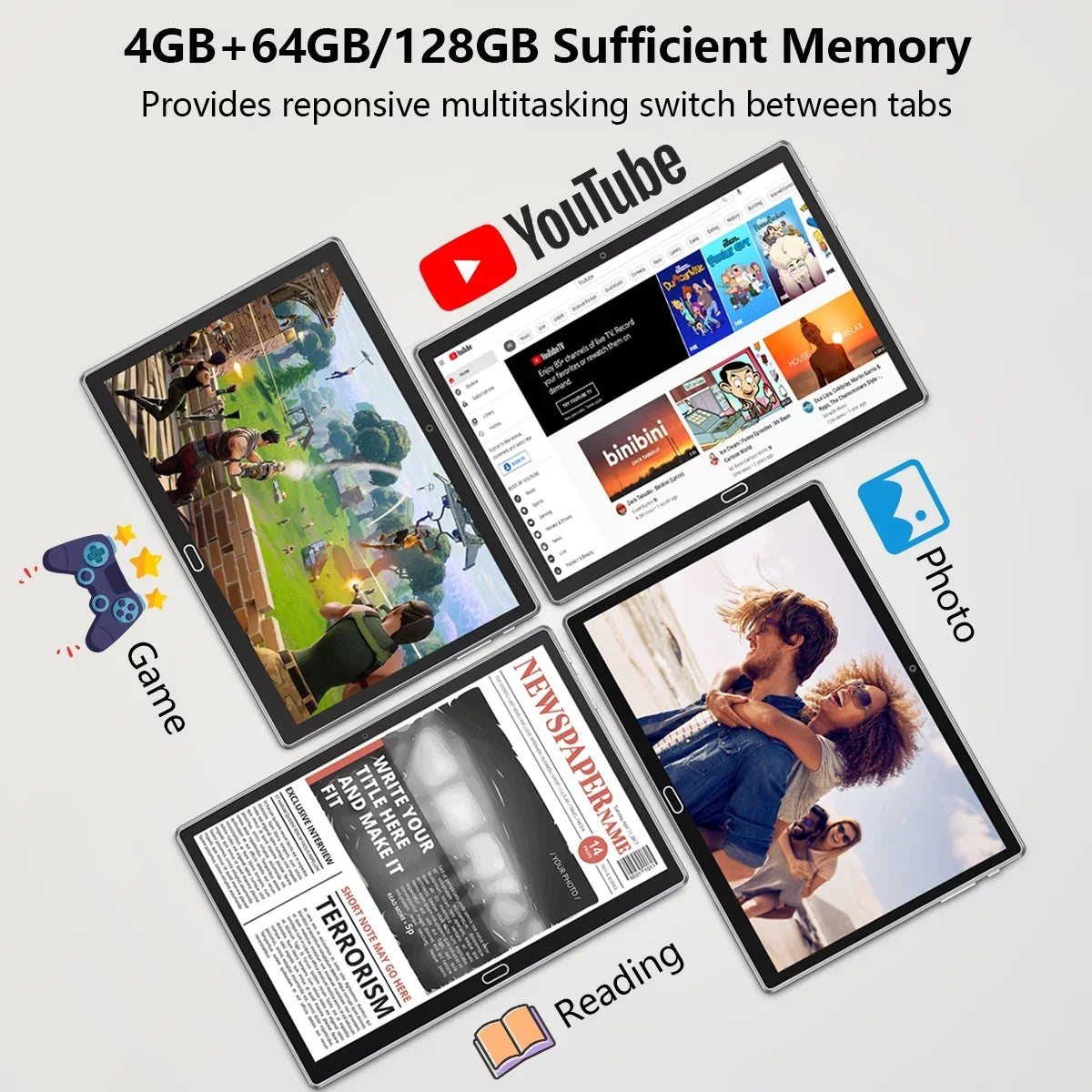 Tablet 11,Tablet Expand 1 inch Battery,Latest Keyboard,10 Camera,Wi-Fi,Bluetooth,GPS,Black Cellular with 128GB to ),6000mAh Android Octa-Core PC,Dual ROM(up 1.6GHz in 4G Tablets,64GB 2