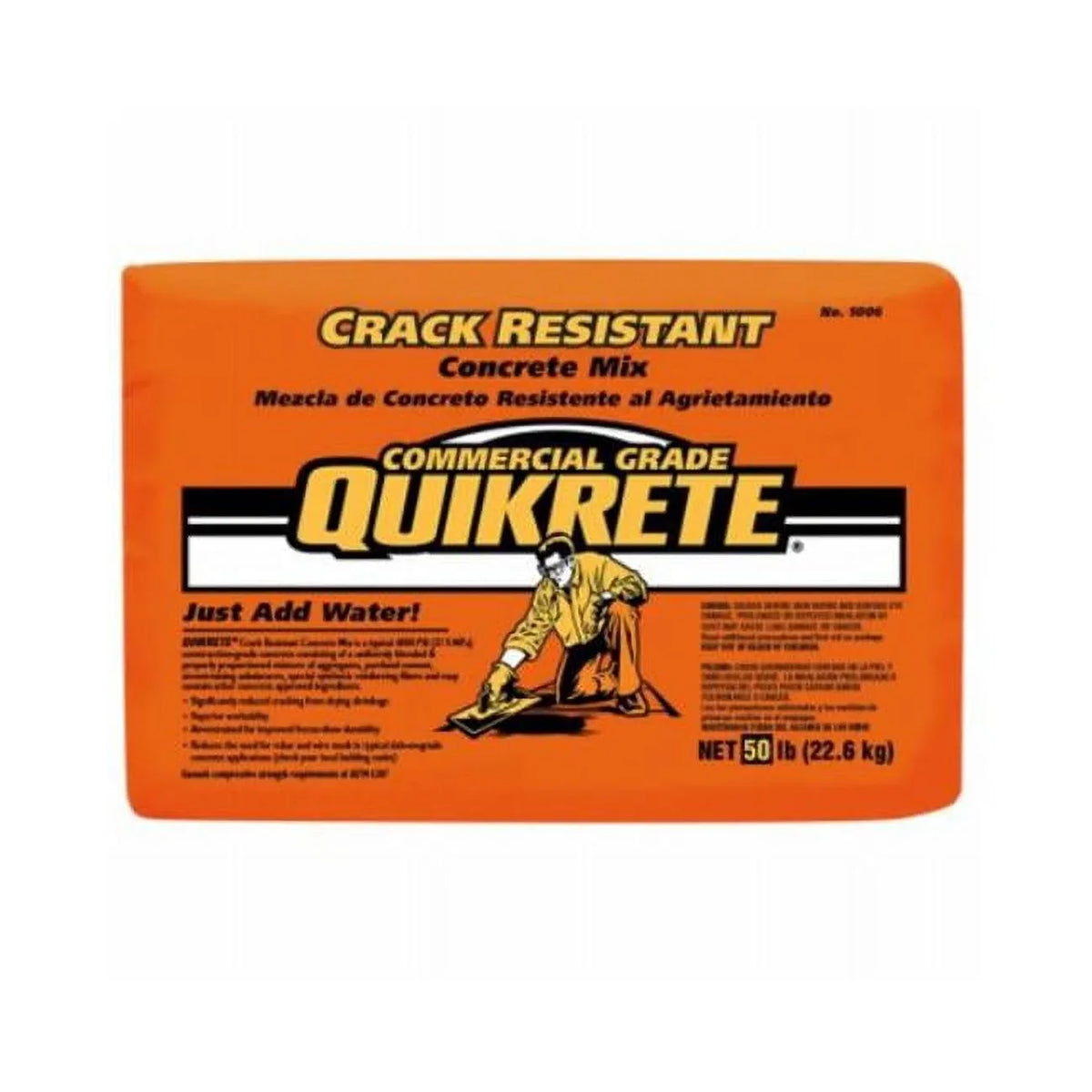 Resistant Gray Concrete lbs Crack Mix, 50