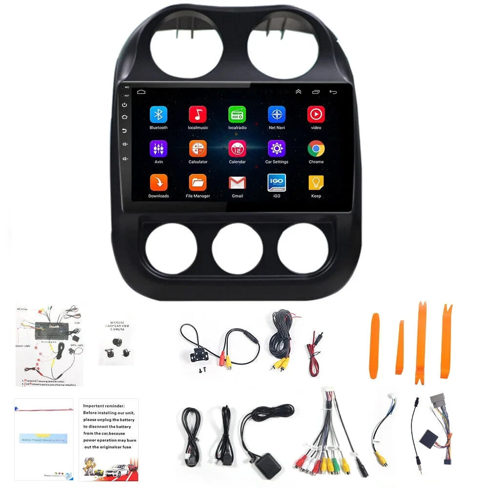 MP5 Built-in for Radio, Map, Player Android & GPS Powerful Radio Compass Offline Car Patriot, Camera FM Bluetooth KingFurt Reverse Jeep 11