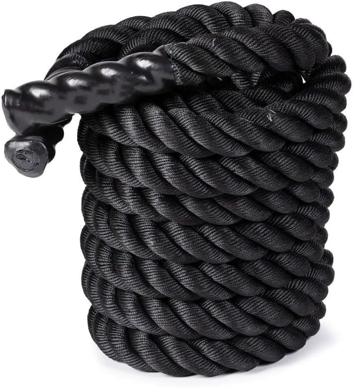 Conditioning Home Battle Strength 30ft Workouts, Dacron for Rope Heavy Rope Poly Training 2in, x Cross-Train, Gym Exercises