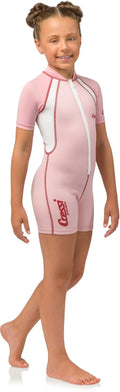 (Pink, Wetsuit Girls 1.5mm Shorty X-Large) Pink Cressi