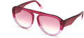 Secret Victoria's Gradient 0021 Lens Sunglasses Red W/ Gradient Red