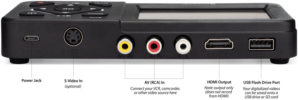 (Second Record DVD, Video Camcorder, Video (Bundle Tapes, - Generation) Systems VHS VCR's, AV, RCA, Edition) Hi8, Converter Gaming from Digital 2.0 to ClearClick