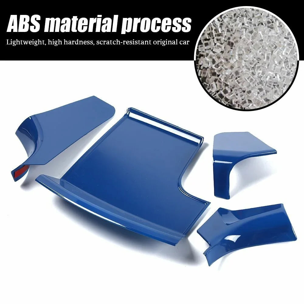 Console Shift ABS Center Blue Trim Storage Panel Teledu Gear