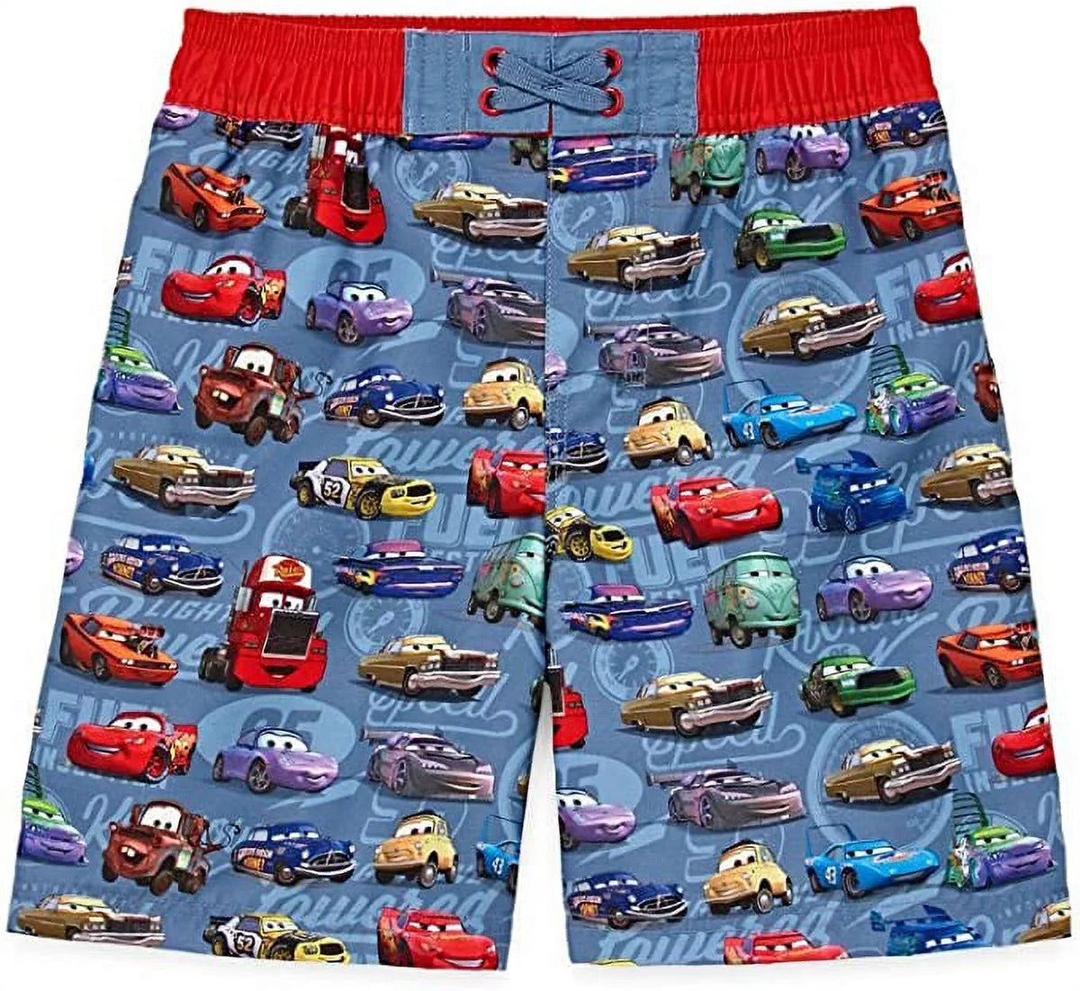 Trunks 5/6 Swim Disney Cars Boy Size McQueen Shorts Lightning