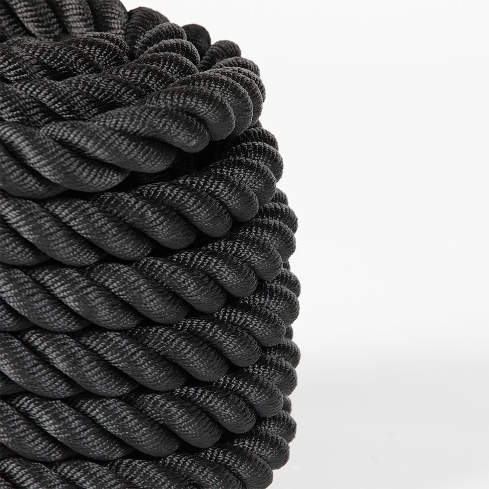 Conditioning Home Battle Strength 30ft Workouts, Dacron for Rope Heavy Rope Poly Training 2in, x Cross-Train, Gym Exercises