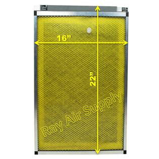 Cleaner Pack) Refills Supply Pristine Pads 16x22 RayAir Replacement Filter 16x22 (3 Air