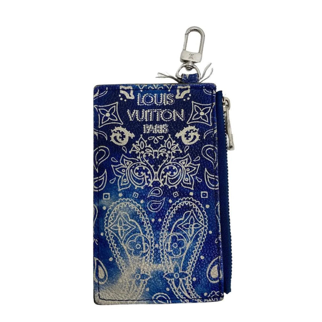 (Fair) M81431 VUITTON LOUIS Wallet Pre-Owned Wearable Shoulder Blue Monogram Gaston Bandana Bag Men's