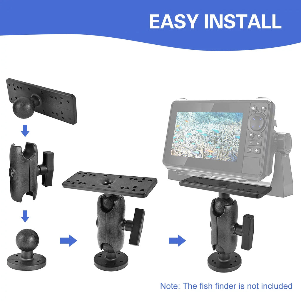 Swivel Accessory Finder Fish Mount Kayak Mount Kayak Portable Holder Finder Base Fish Fishfinders Finder Fish Ball
