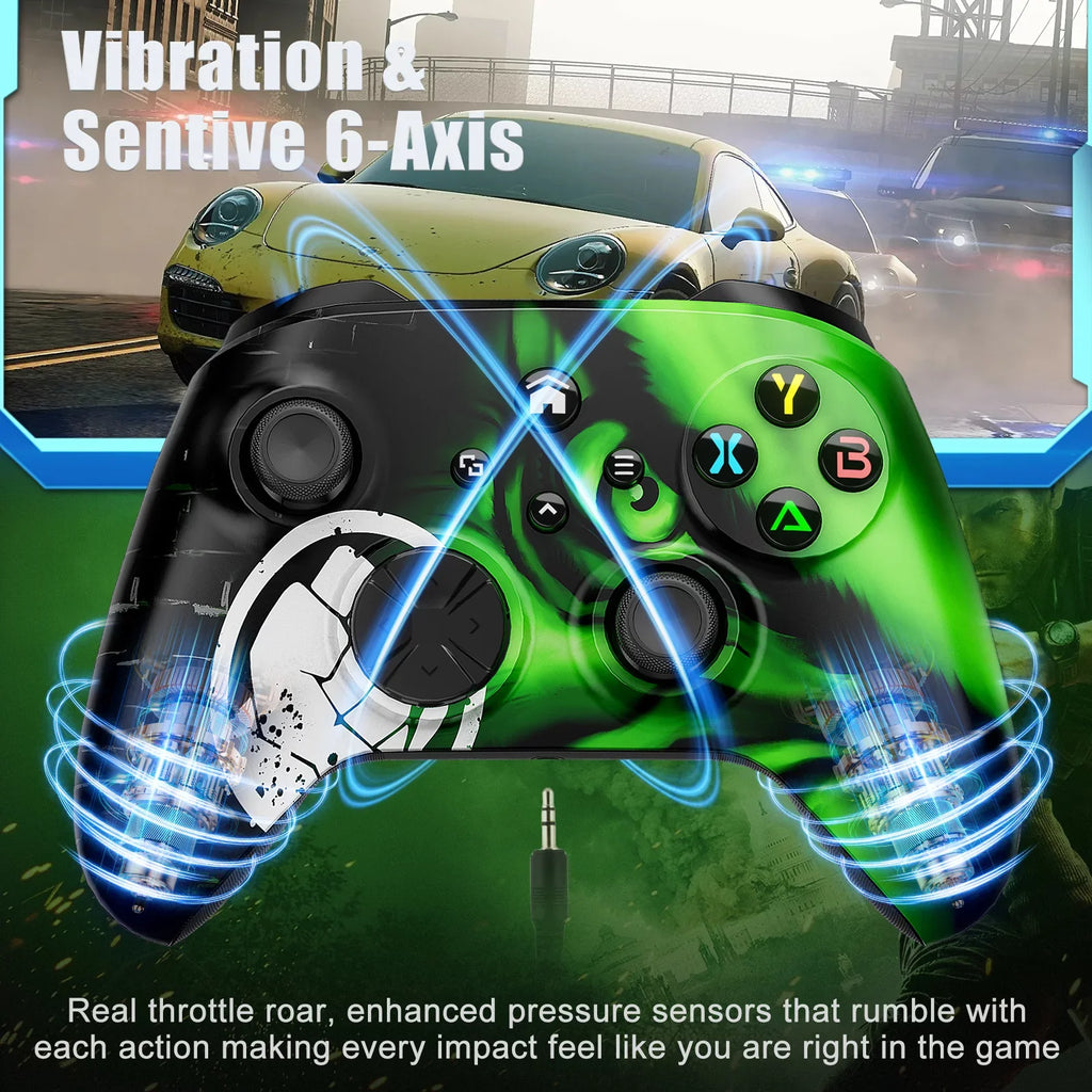 S/X/Xbox Remote Audio Compatible Bonadget Xbox One Upgrade) to one/Xbox with Gamepad Controller, Xbox Function/Turbo/3.5mm Wireless Wifi/Macro Series Jack(Need with One X/S/Android/iOS/PC