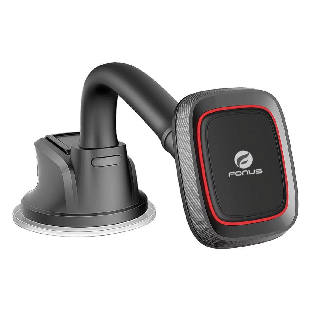 / Dash Red for Mount Samsung 7T, Plus, 2 Magic 3 S9 6T, Gooseneck Hydrogen One - Magnetic 3S Razer S8 Galaxy - 7 Holder Windshield - Car N7Q RED Nubia Pro Sky Phone S7 OnePlus Plus - 6,